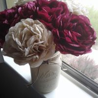 Handmade paper flowers