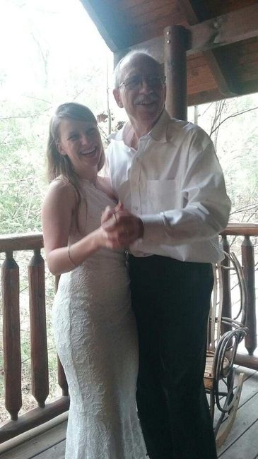 Father daughter dance (I let my hair all out, ha!)