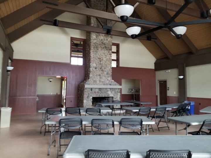 Fox Brook Park Inside of Lodge (It was set-up for a meeting when I visited)