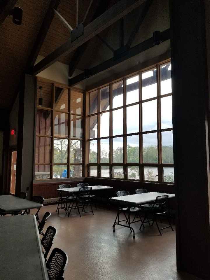 Fox Brook Park Inside of Lodge (It was set-up for a meeting when I visited)