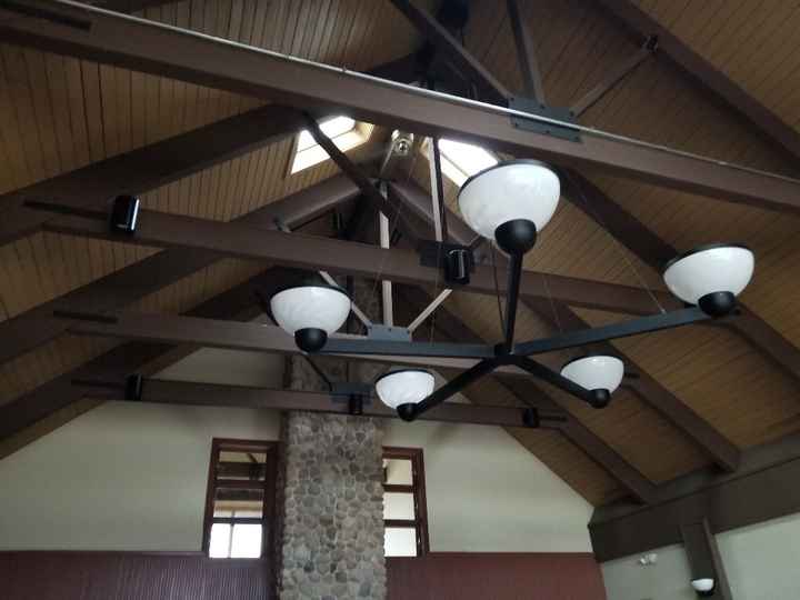 Fox Brook Park Inside of Lodge Ceiling (Wood Beams)