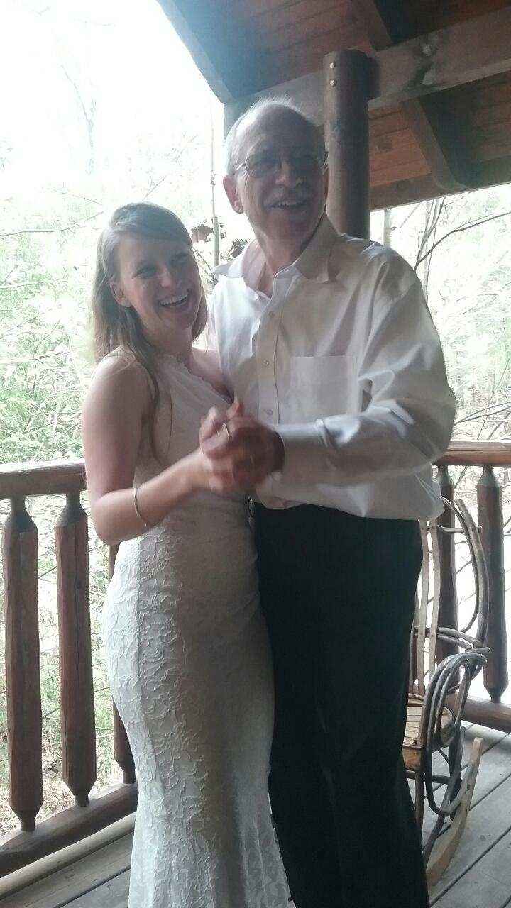 Father daughter dance (I let my hair all out, ha!)