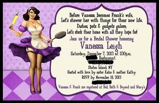 Bridal shower invites