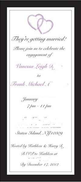 Engagement invite-- opinions needed!