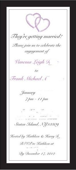 Engagement invite-- opinions needed!