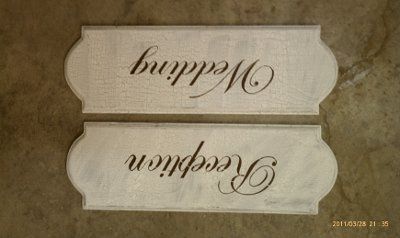 DIY vintage signs