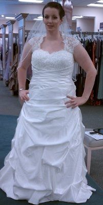 So you said yes to the dress.... now let's see it! :)