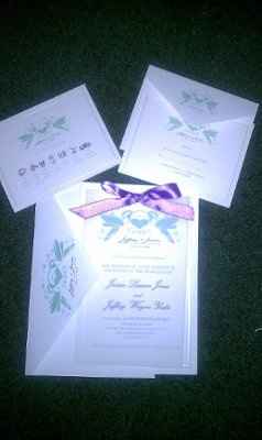 I want to see all DIY or non DIY invites you guys have!! Picture!