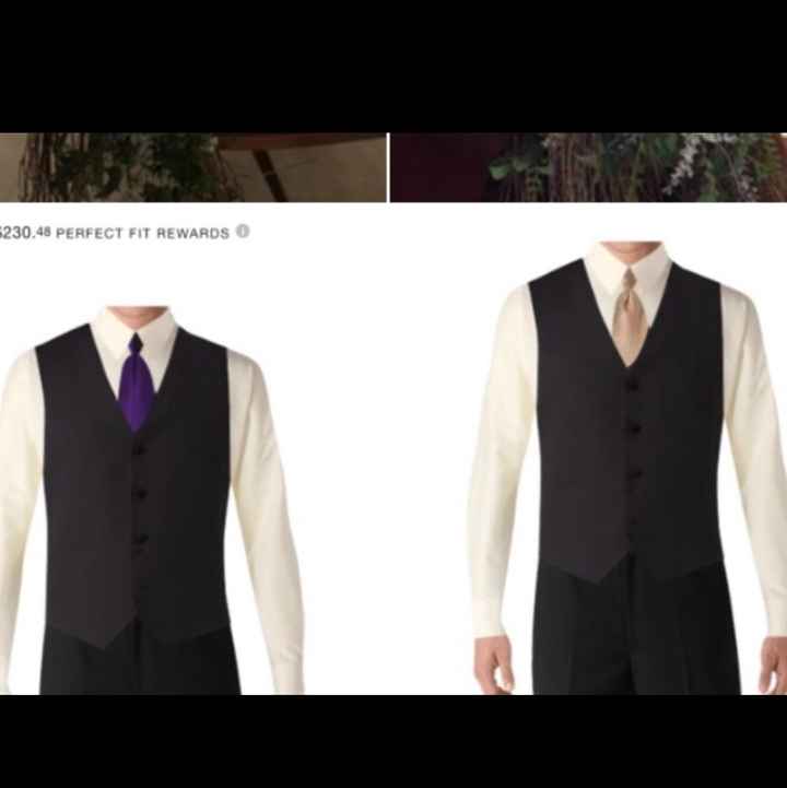 What should the men wear??!!