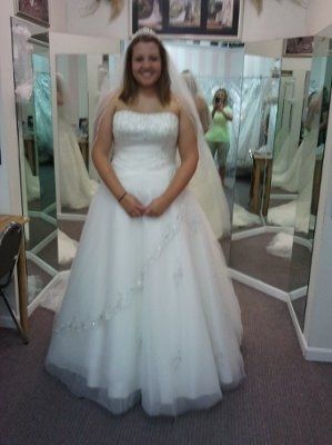 The dress you thought you had to have. And the dress you are wearing/wore on your wedding day