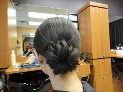 Hair trial---what do you think?  Pictures included