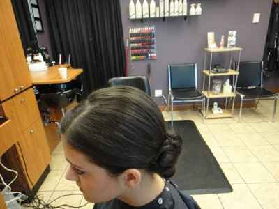 Hair trial---what do you think?  Pictures included