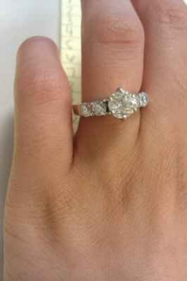 did you pick out your own engagement ring? (post pics)