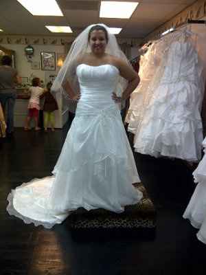 The dress you thought you had to have. And the dress you are wearing/wore on your wedding day