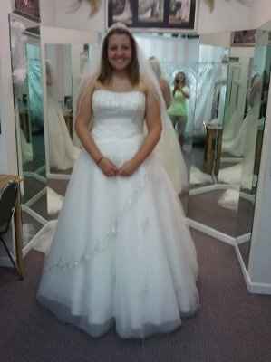 The dress you thought you had to have. And the dress you are wearing/wore on your wedding day