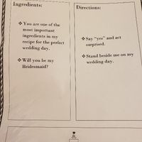 Asking my people to be the bridal party - 2