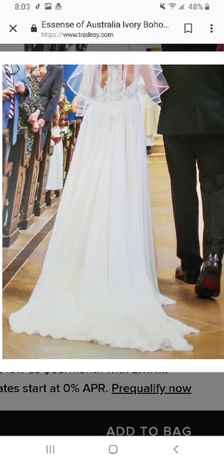 Anyone not bustle their dress? 2