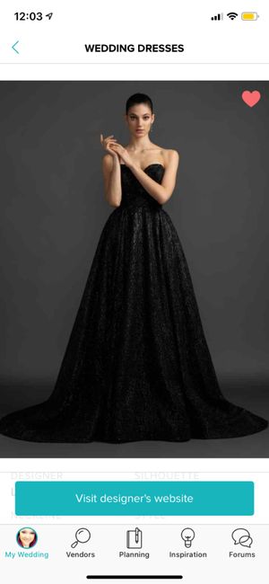 Where to find a Black Wedding dress 2