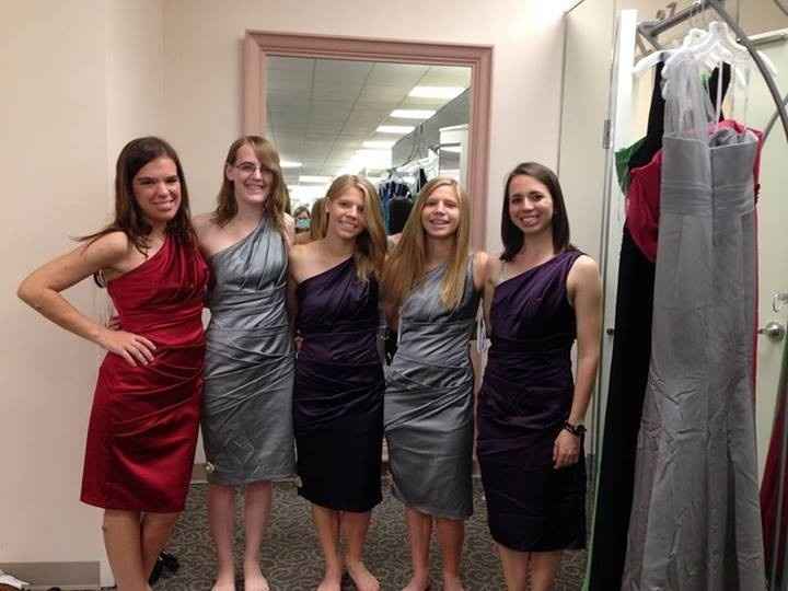 Bridesmaids dresses!