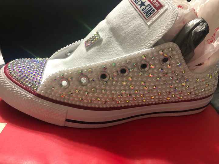 Bling converse sneakers - 2