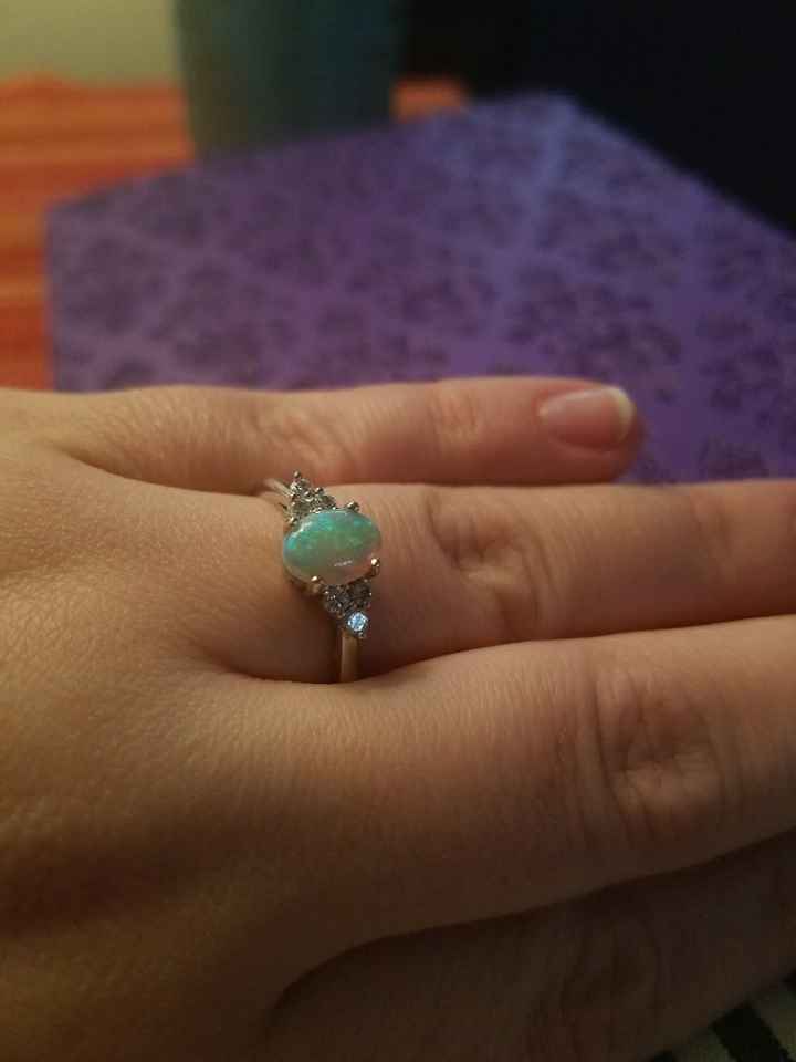 Show me your unique engagement rings! - 1