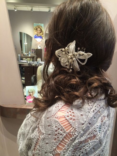 I had my hair and makeup trial