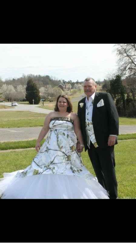 Need of Camouflage and Teal dresses