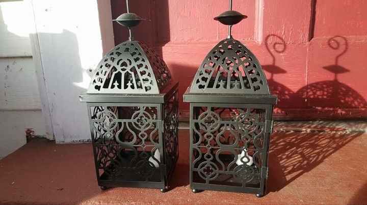 Spray painting lanterns?