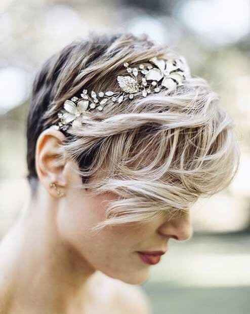 Short hair brides?