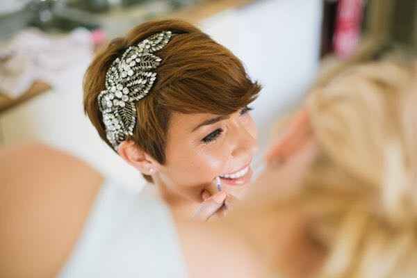Short hair brides?