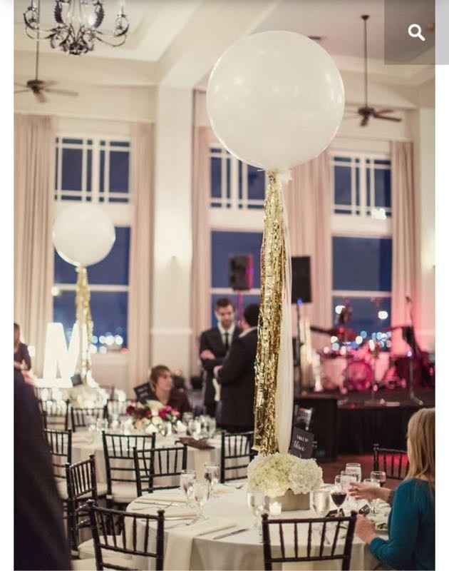 Balloons at a wedding? Trashy or Classy?