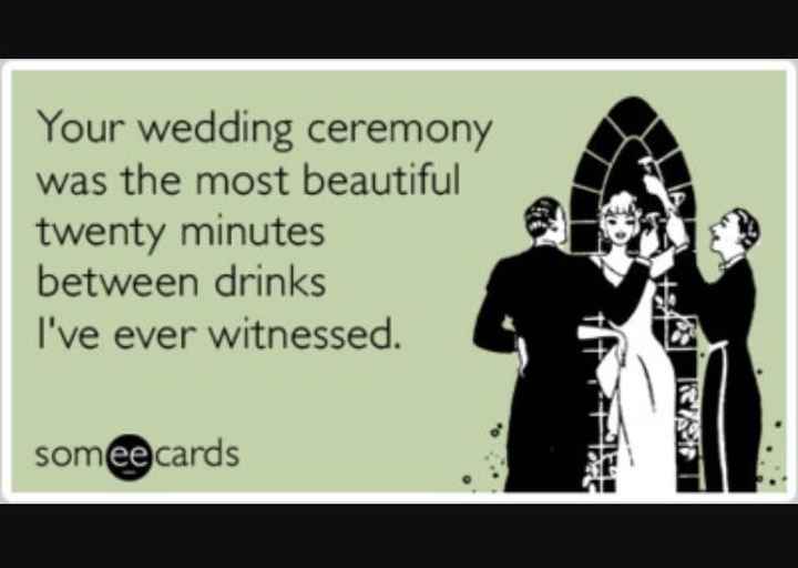 Alcohol at the Reception