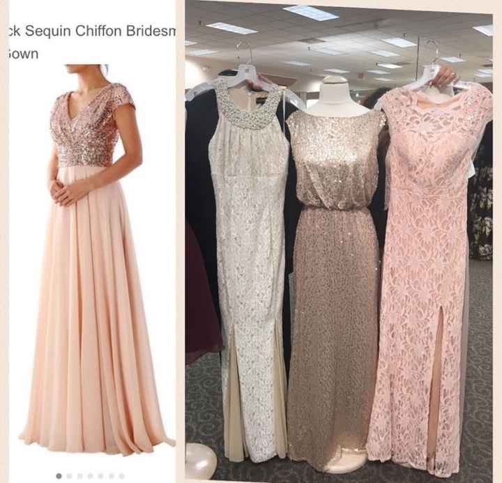 Mismatched BM dresses - help with ordering color swatches