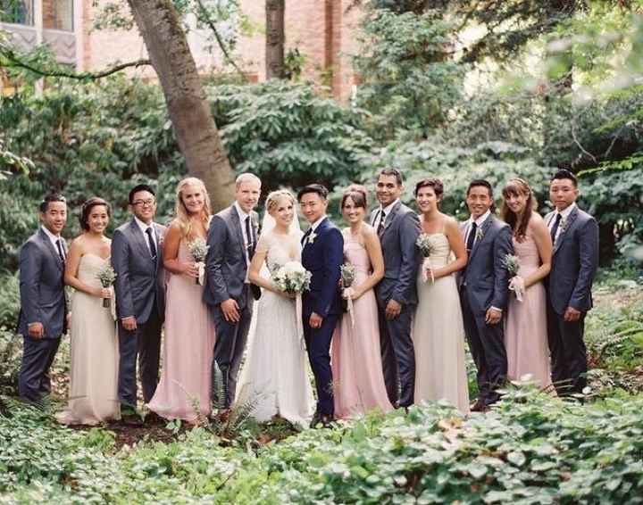 Mix match bridesmaid what do men wear Weddings Wedding Attire Wedding Forums WeddingWire