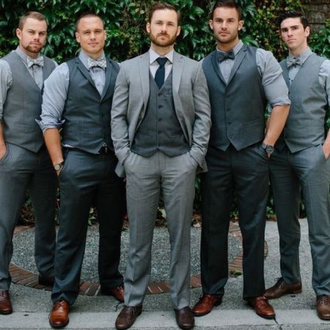 Mismatched groomsmen?