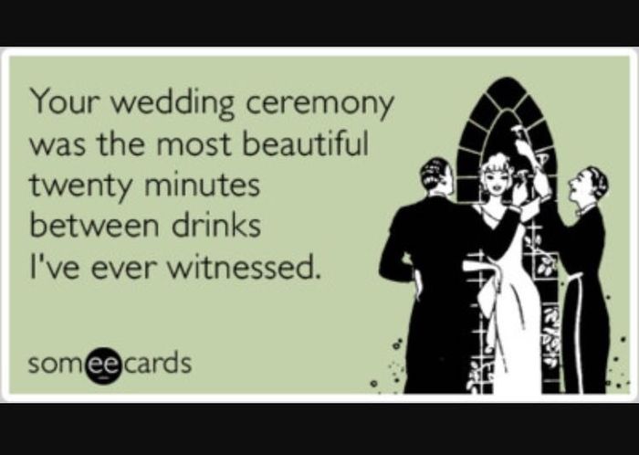 Alcohol at the Reception