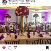 Our venue with brown mahogany chiavari chairs