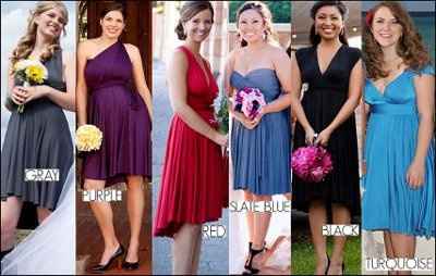 Convertable bridesmaid dress?