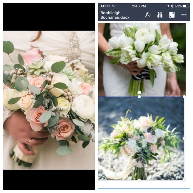 How much have you ladies spent on bouquets?