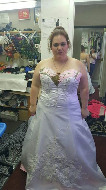 My dress love the custom work done