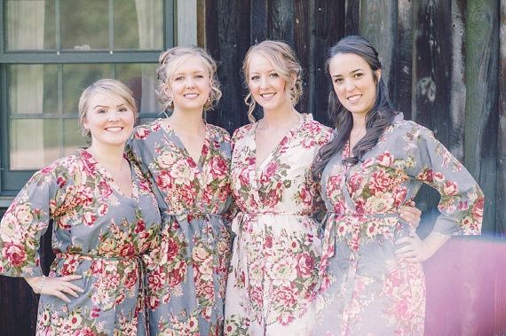 Bridesmaid robes