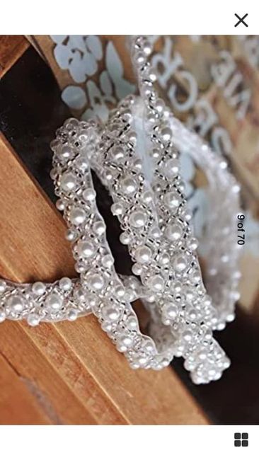 Does your wedding dress have lace, beading, or both? 11