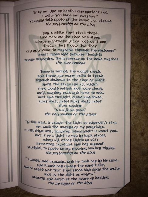 How many readings? 6