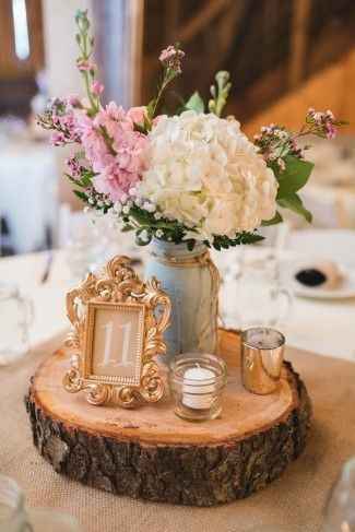 Wooden slab slice as centerpiece?, Weddings, Do It Yourself, Wedding  Forums