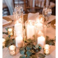 Wooden Centerpieces with Eucalyptus? - 2
