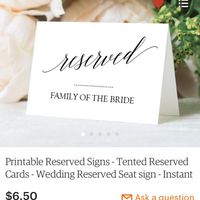 Reserved Cards? - 1