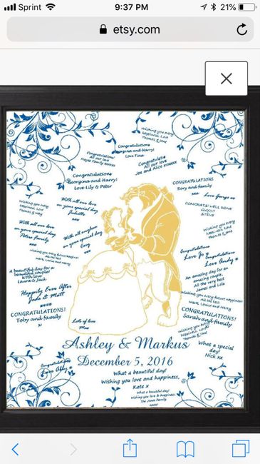 Alternative guest book ideas - 1
