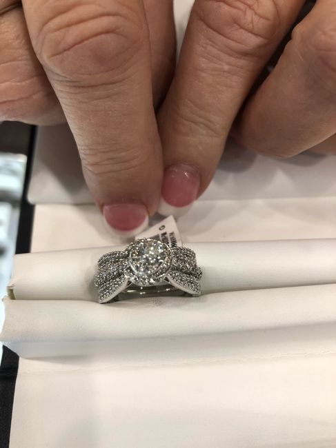 Ladies with solitaire rings, i want to see your wedding  band! - 1
