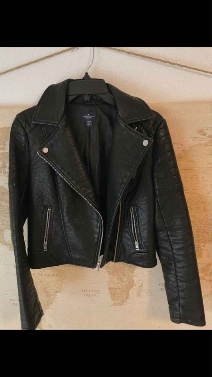 Black or brown leather jacket? - 2