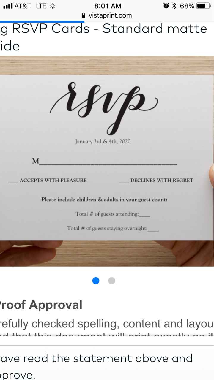Elopement party invites and Rsvp’s - 1